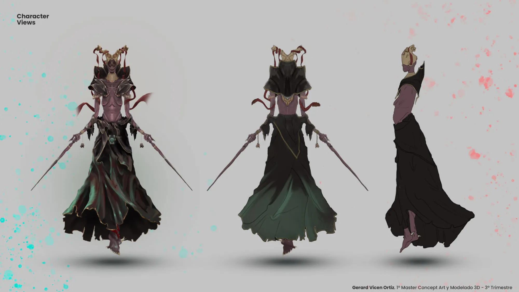 Treball realitzat per estudiants de concept art