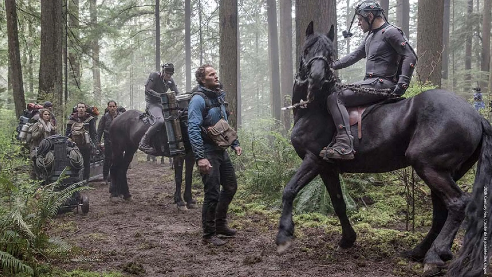 Rodatge de Dawn of the Planet of the Apes,  Chernin Entertainment, TSG Entertainment, 2014.