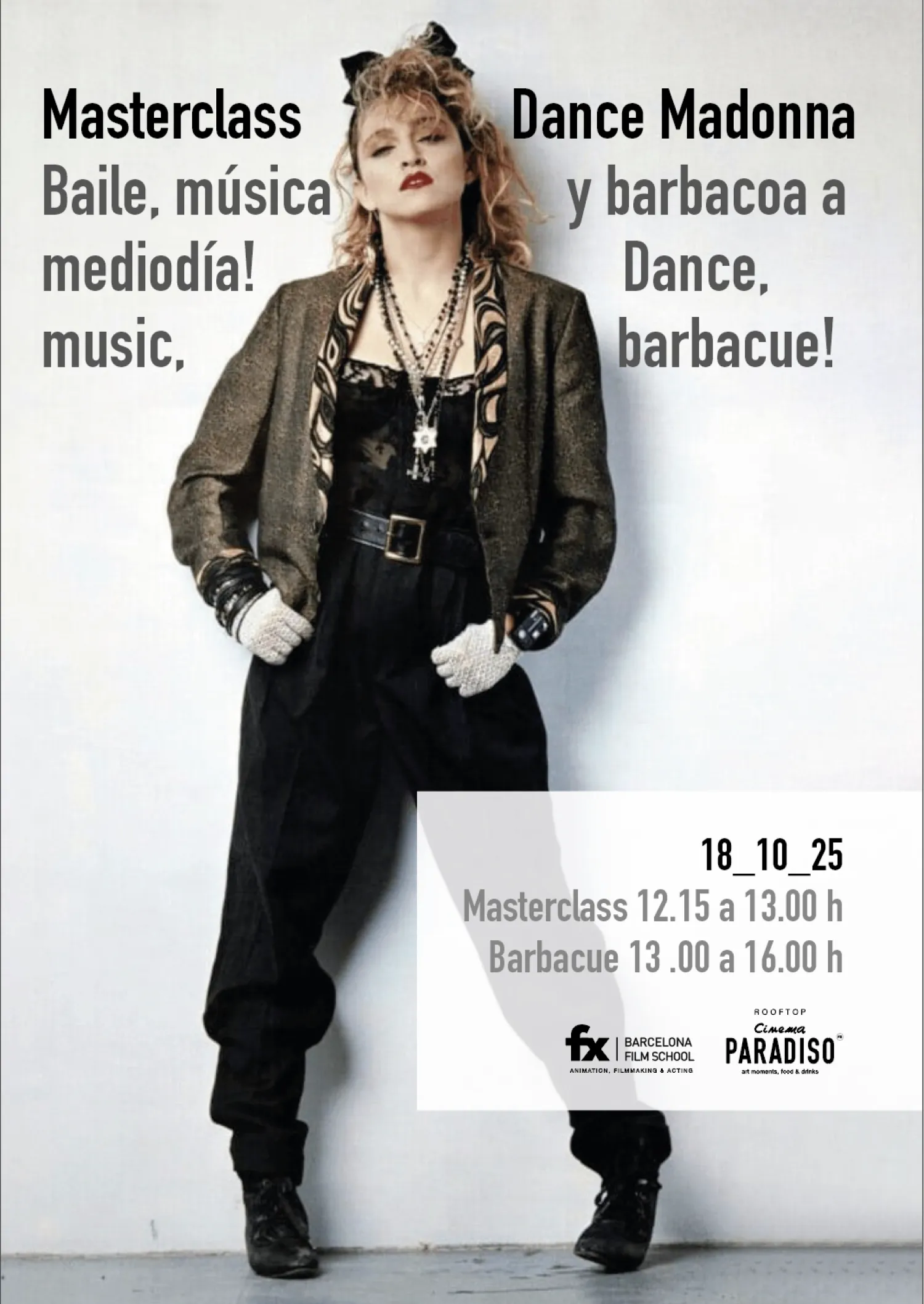 Playground Dance: Masterclass inspirada en Madonna