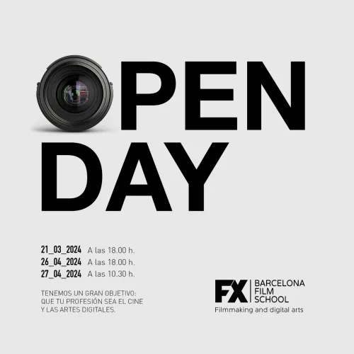 Inscríbete en el Open Day de FX Barcelona Film School